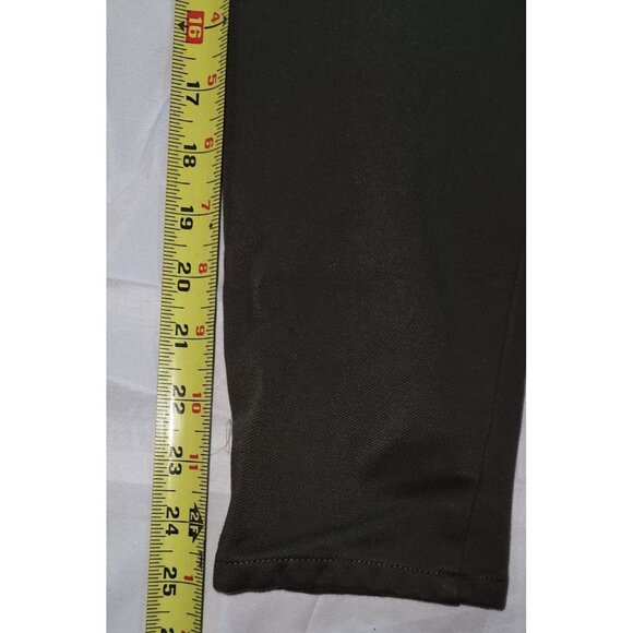 Talbots Womens Lexington Pants Size 8 Blend Khaki Green Button Closure Mid-Rise - Picture 6 of 7